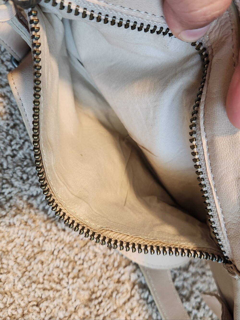 Free People Jagger Leather Sling Bag In Mineral - Picture 7 of 10